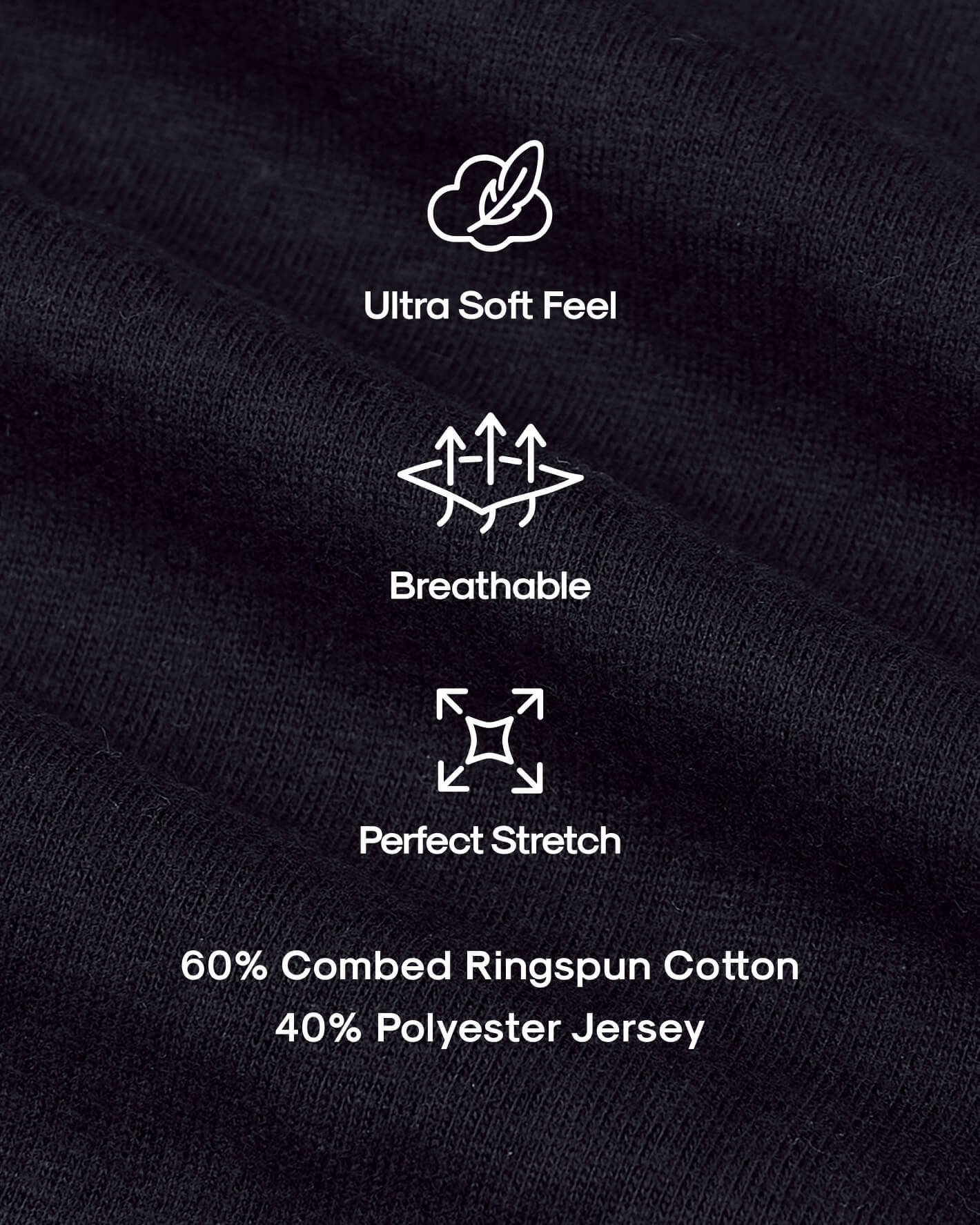 All Black Classic Crews 10-Pack