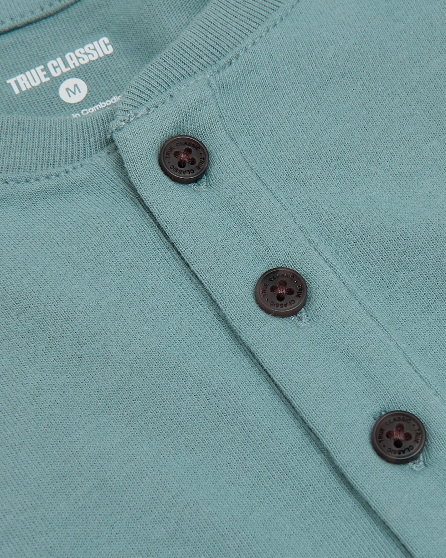 Citadel Heavyweight Curved Hem Henley