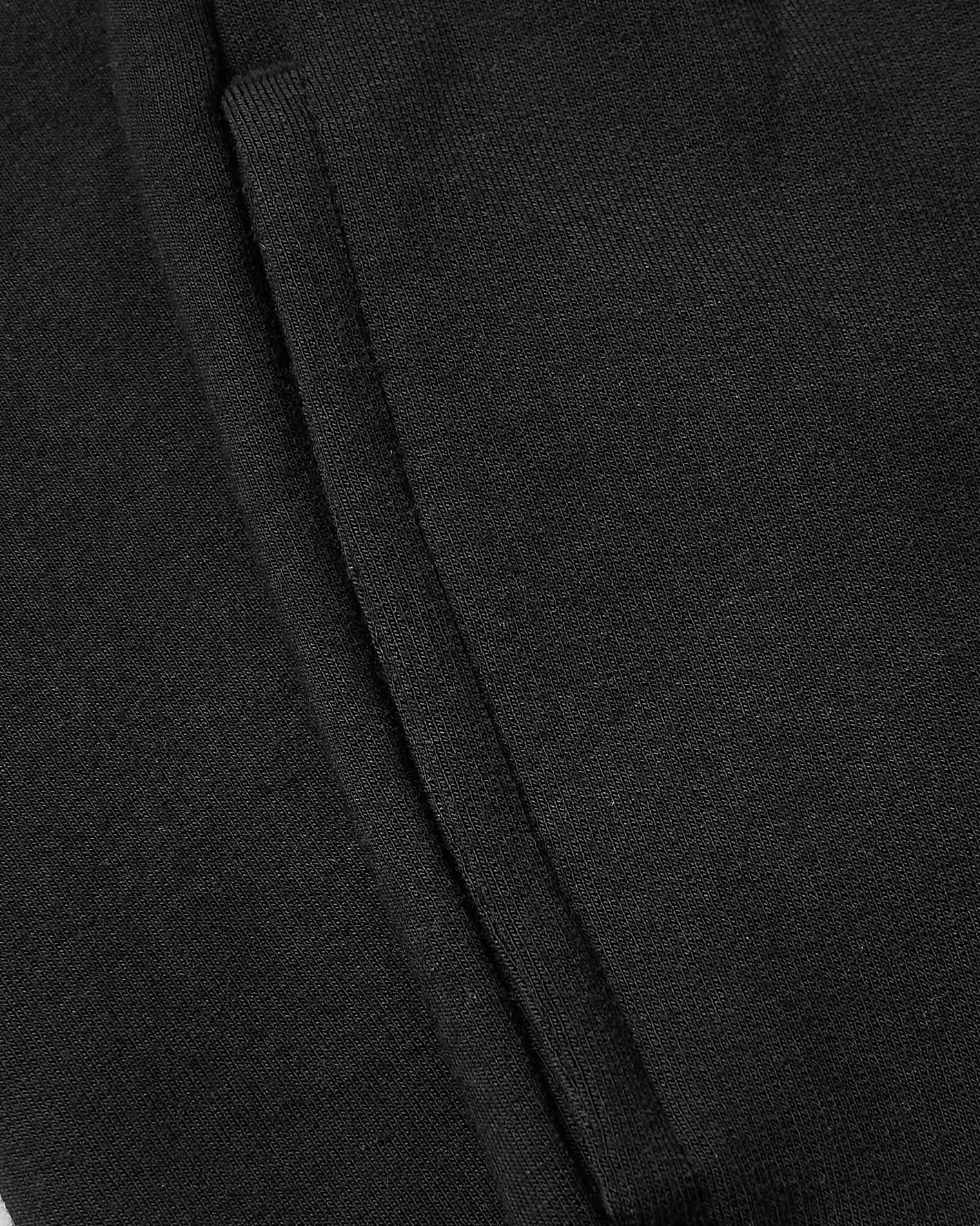 Girls Black Cropped Zip Hoodie & Relaxed Joggers 2-Pack