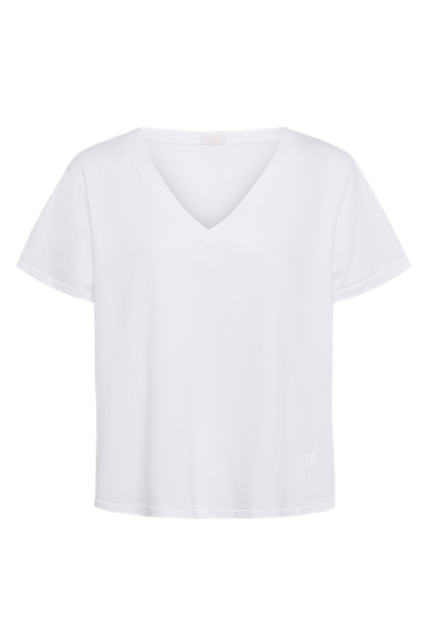 Vintage Cotton V-Neck Everyday T-Shirt | White
