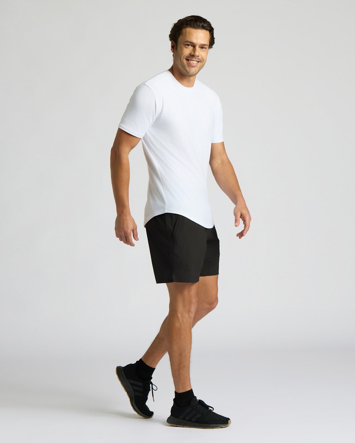 Active Curved Hem Crew 3-Pack
