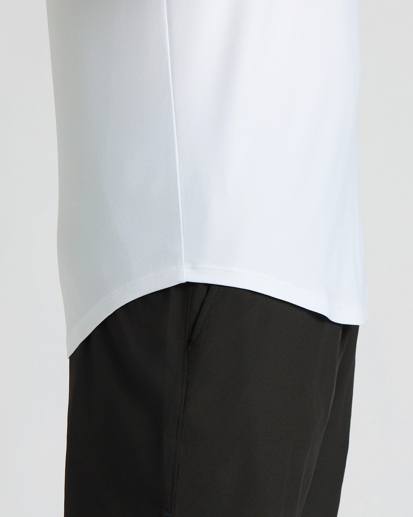 All White Active Curved Hem Crew 6-Pack
