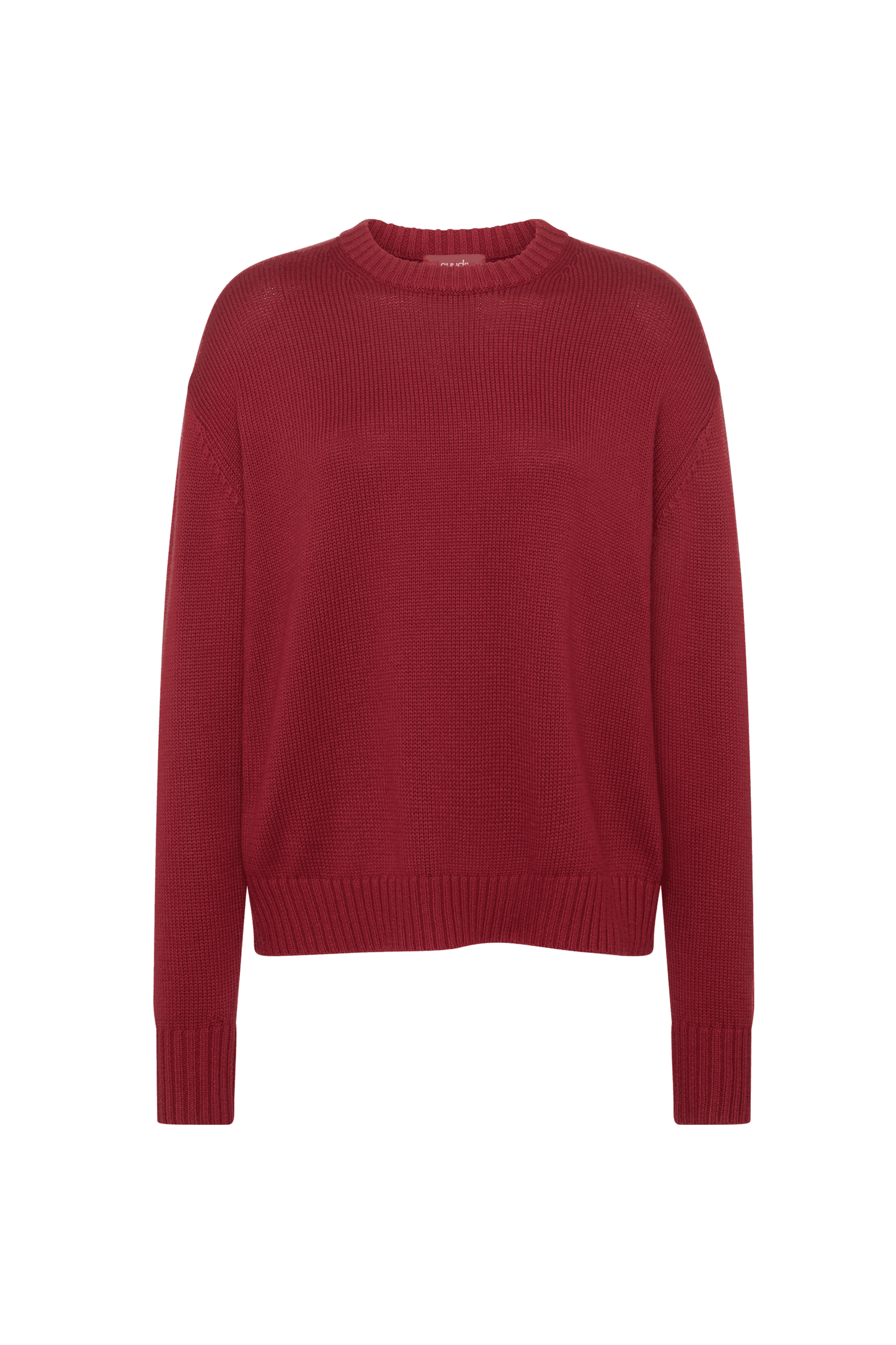Cotton Crew Sweater | Scarlet
