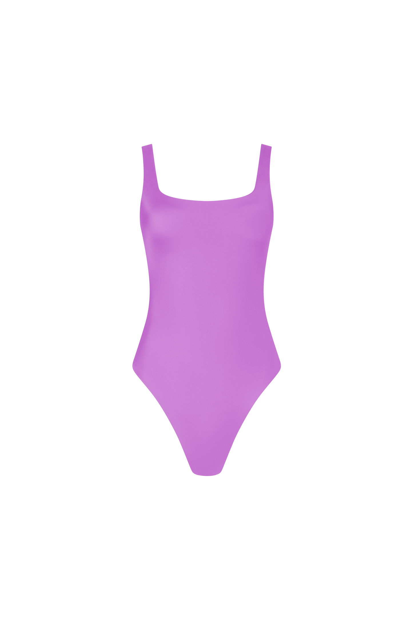 Square Neck One Piece | Smooth Wisteria