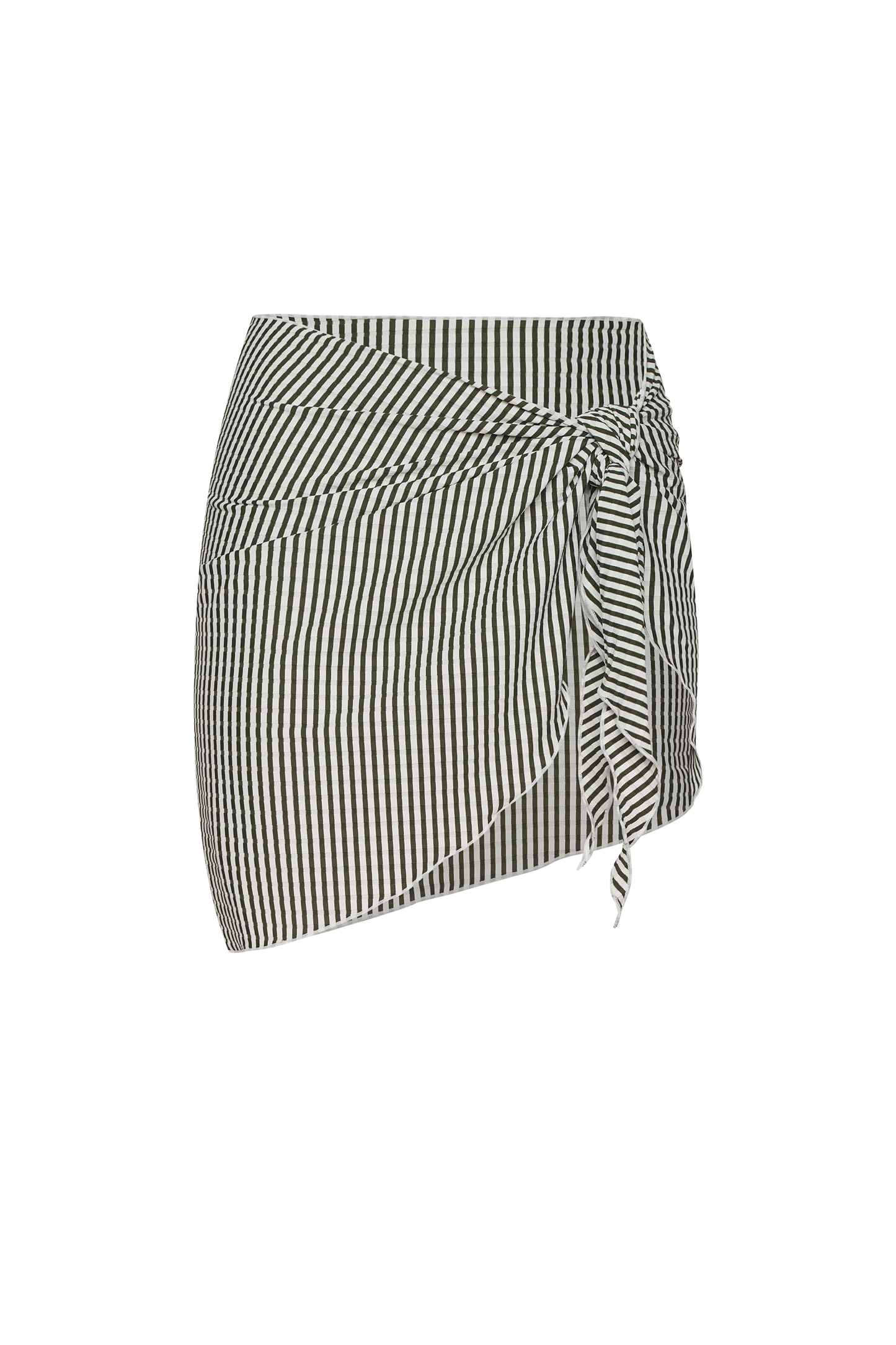 Swim Sarong | Olive Stripe