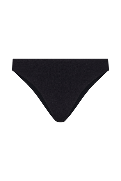 Low Waist Bikini Bottom | Crispy Black