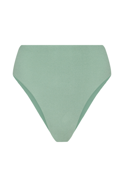 High Waist Bikini Bottom | Crispy Pistachio