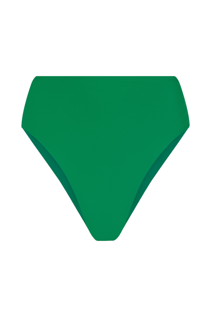 High Waist Bikini Bottom | Smooth Emerald