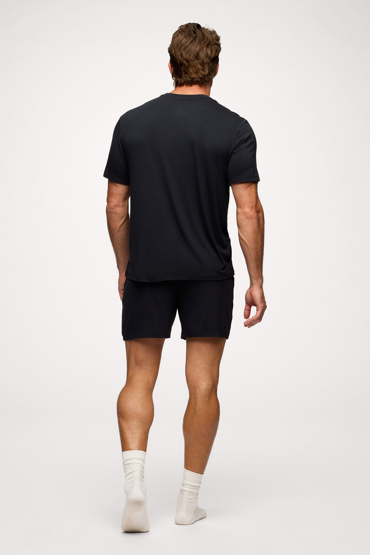 Men's Pajama Short Set | Black