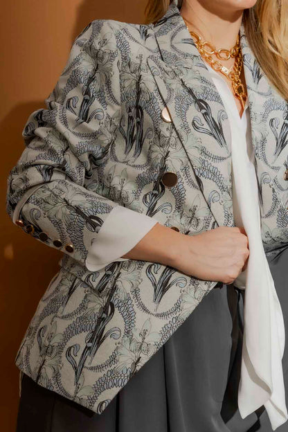 Blue Sisca Tapestry Blazer