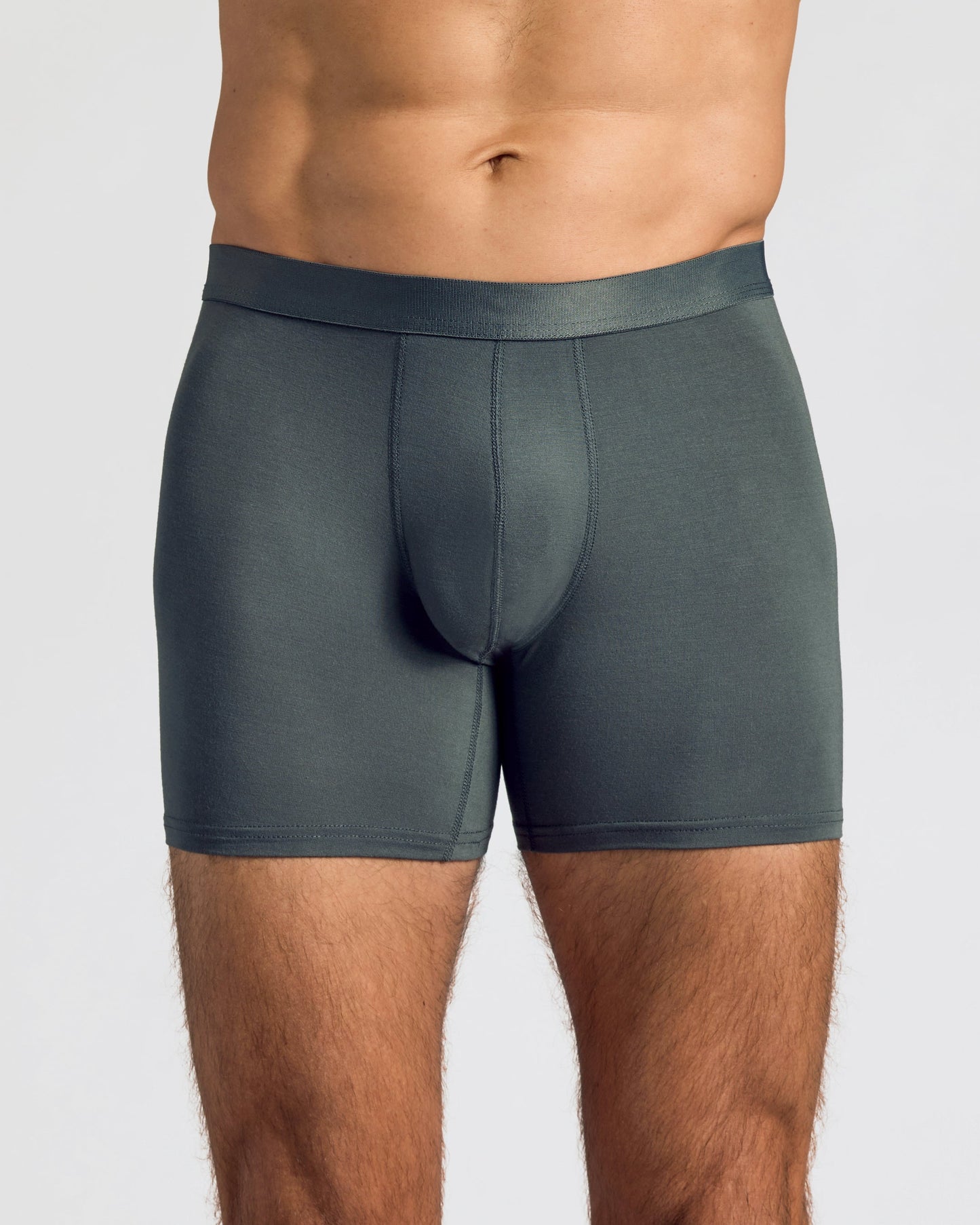 Carbon & Navy Boxer Briefs 6-Pack