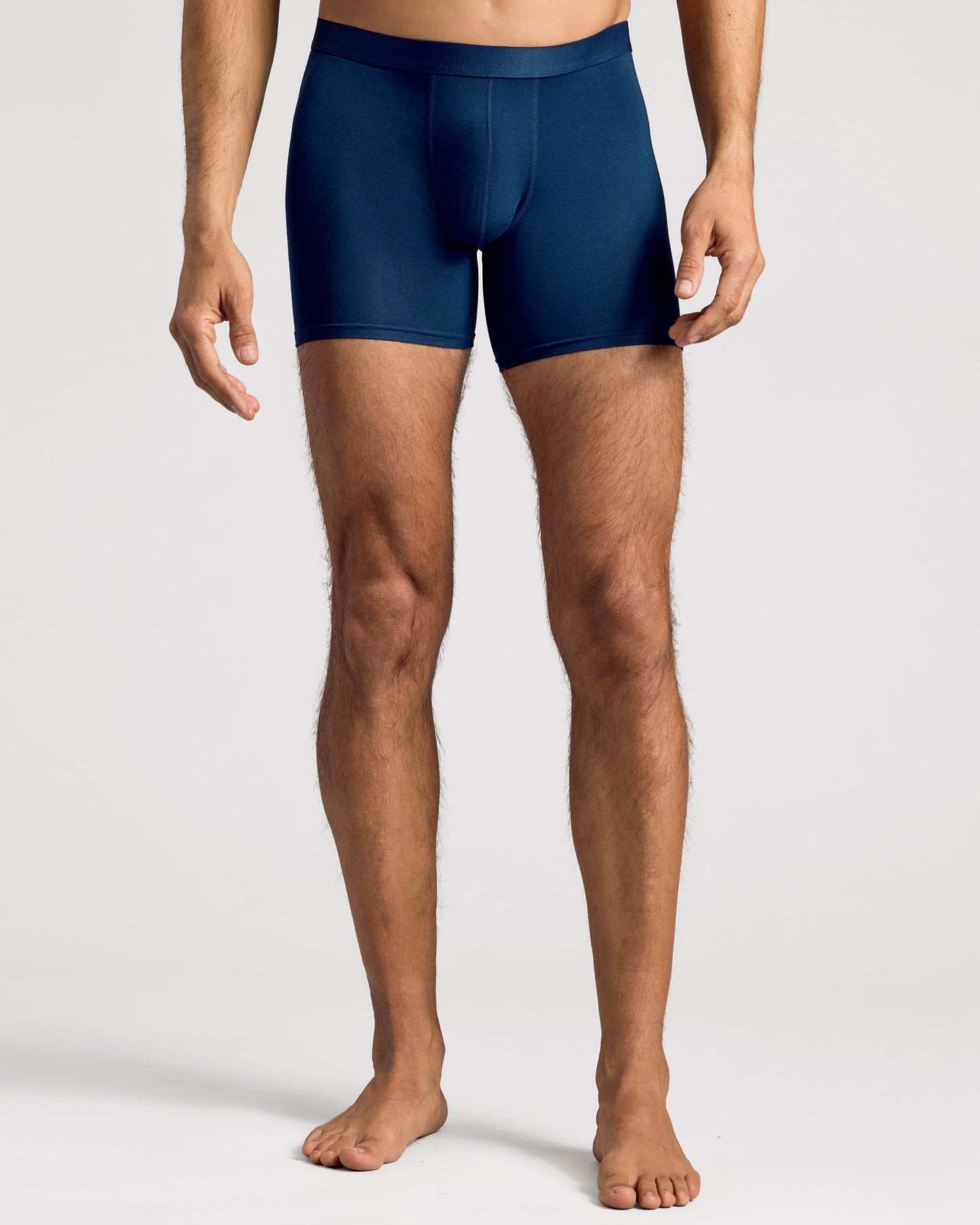 Carbon & Navy Boxer Briefs 6-Pack