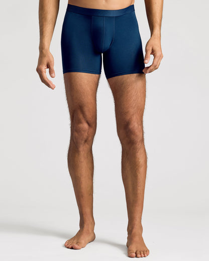 Carbon & Navy Boxer Briefs 6-Pack