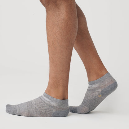 Heather Gray Ankle Socks 6-Pack