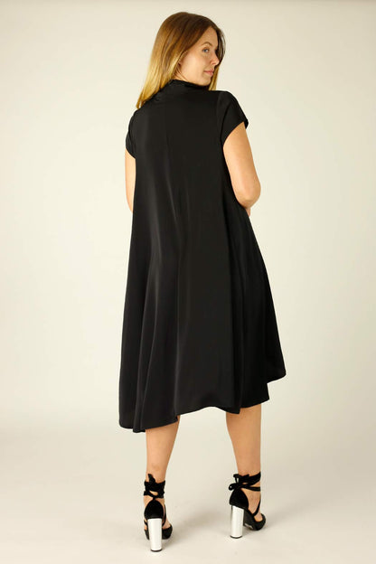 Black Soft Touch Baby Cowl Dress - SALE