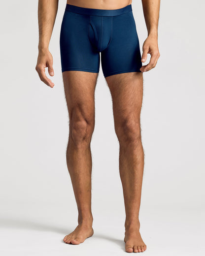 Navy Boxer Briefs W/ Fly 3-Pack 2025