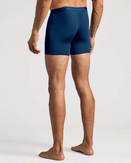 Navy Boxer Briefs W/ Fly 12-Pack 2025
