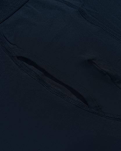 Navy Boxer Trunks W/ Fly 3-Pack