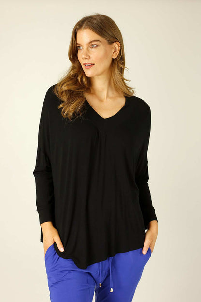 Black Bamboo Vee Overtop - SALE