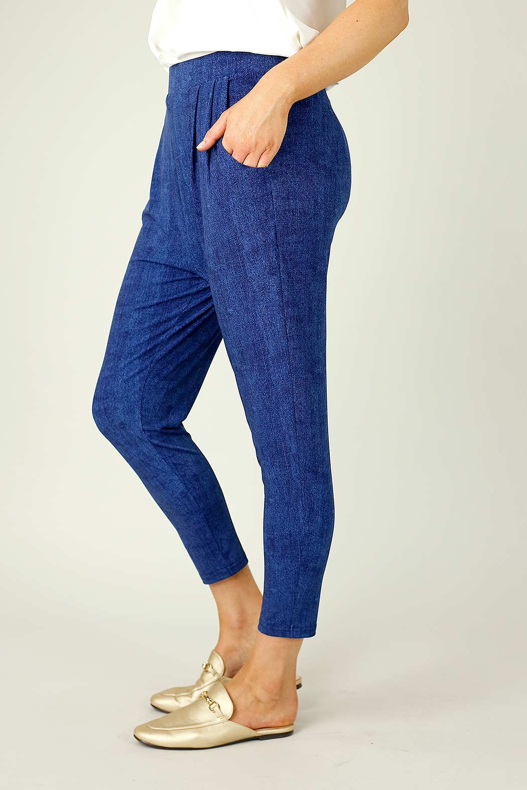 Chambray Jersey Lounge Pant - SALE
