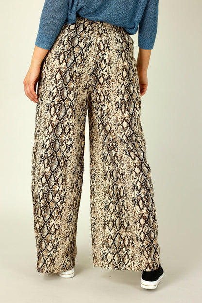 Brown Snake Cargo Culotte - SALE
