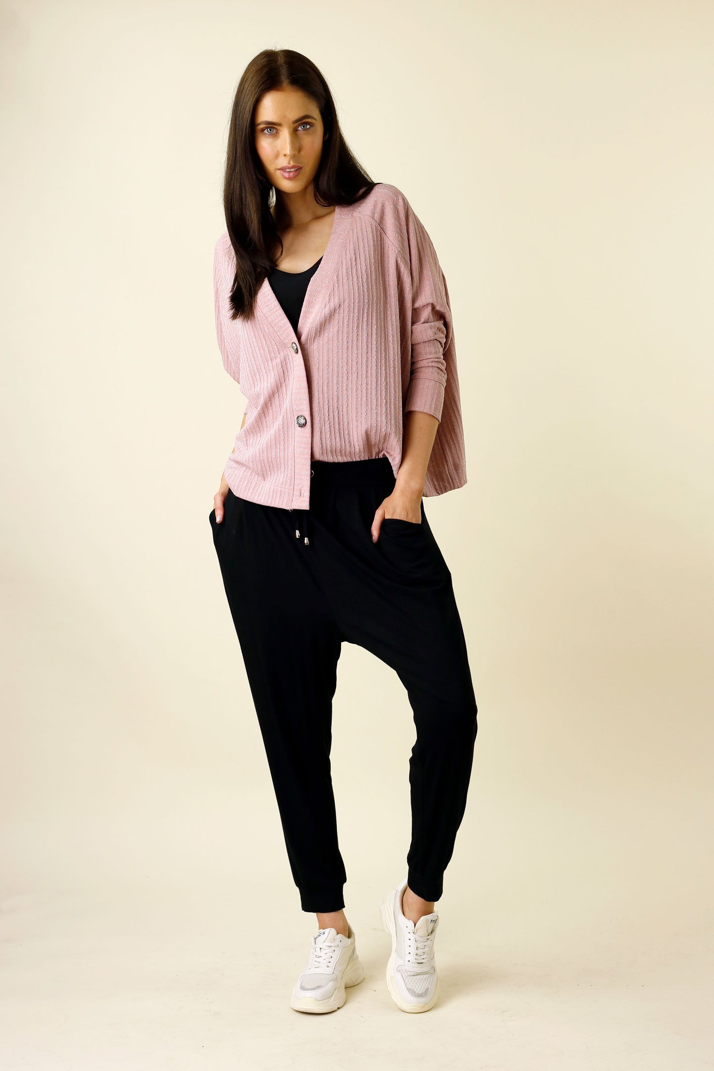 Black Bamboo Slouch Pant - SALE