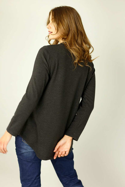 Charcoal Lounge Crew Neck Jumper - SALE