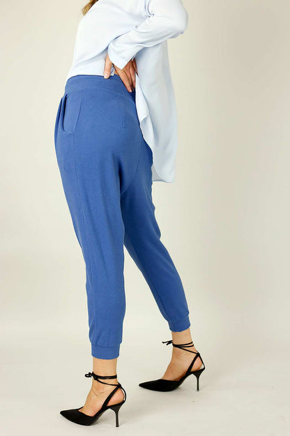 Blue Lounge Slouch Pant