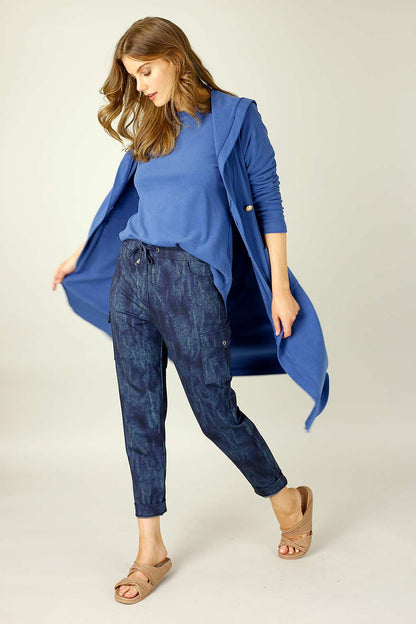 Blue Lounge Hood Coatigan - SALE