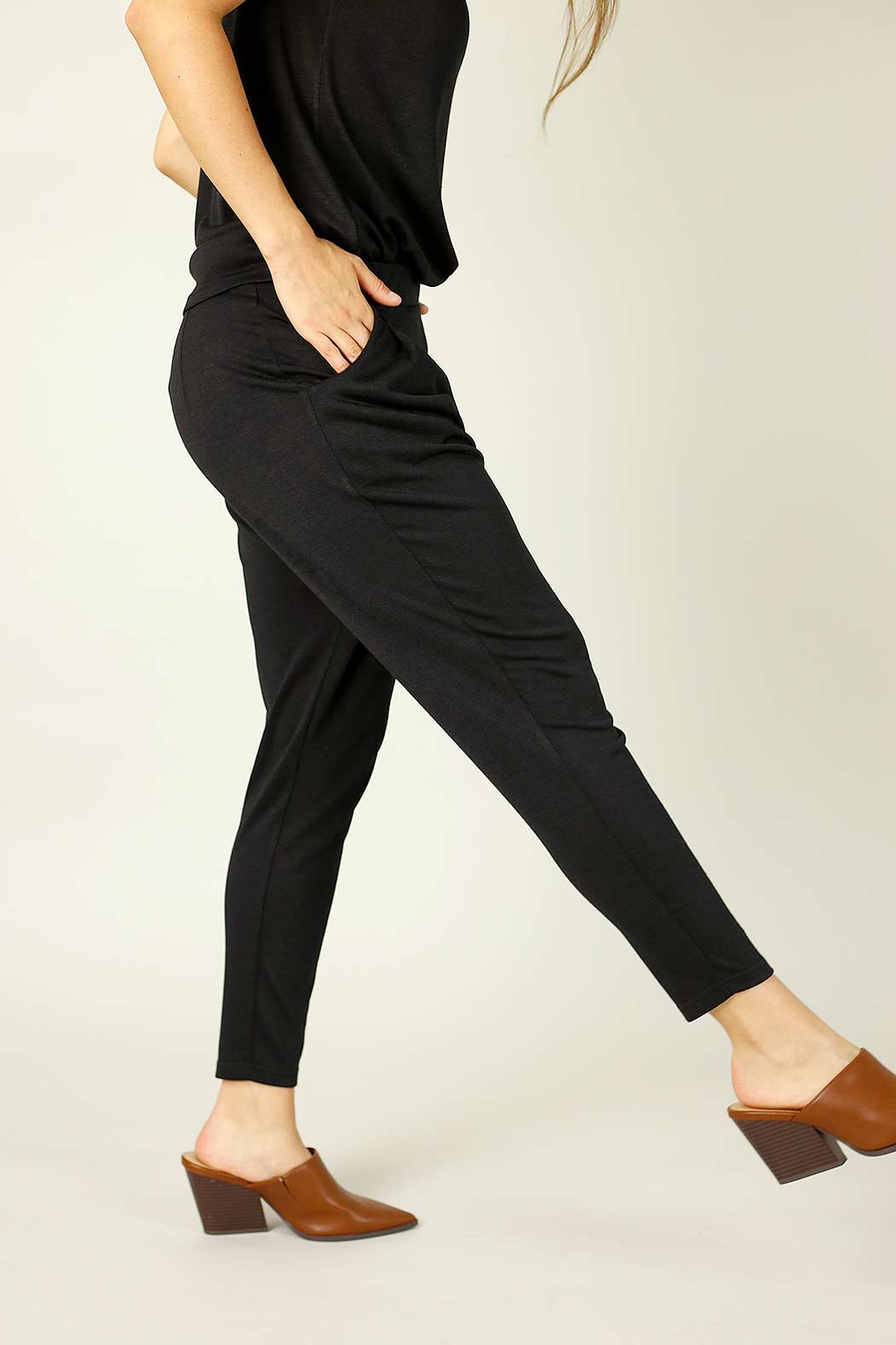 Black Woolly Lounge Pant - SALE