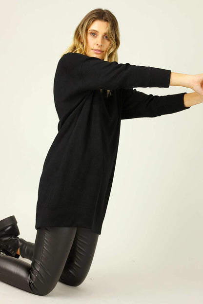 Black Lux Oversized Dress - SALE