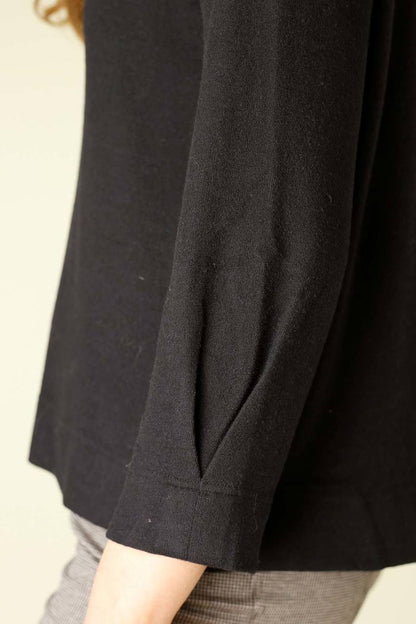 Black Brushed Genie Jumper - SALE