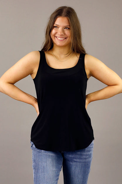 Black Ivory 70cm Layering Cami x 2 Pack
