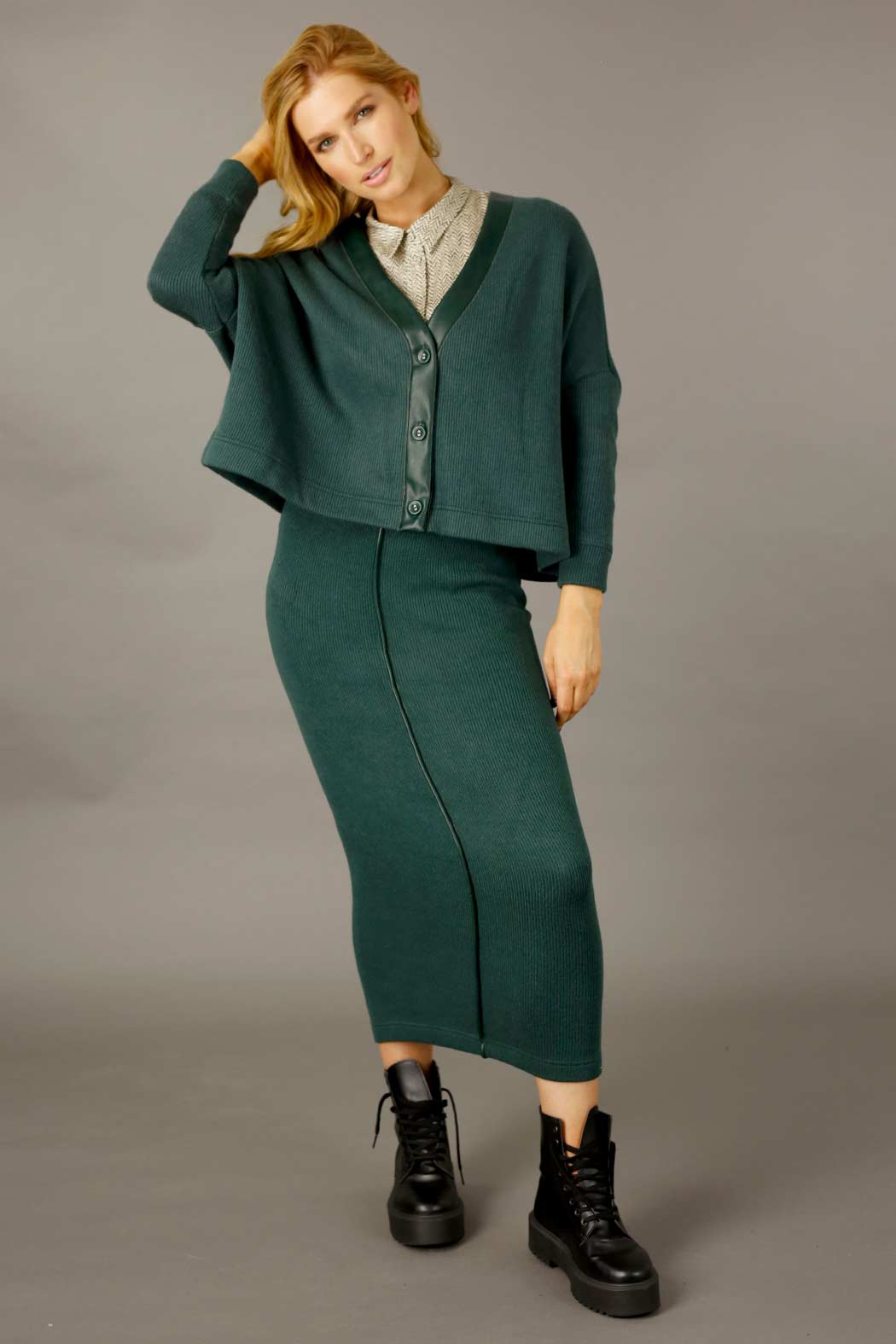 Bottle Rib Lexi Skirt - FINAL SALE