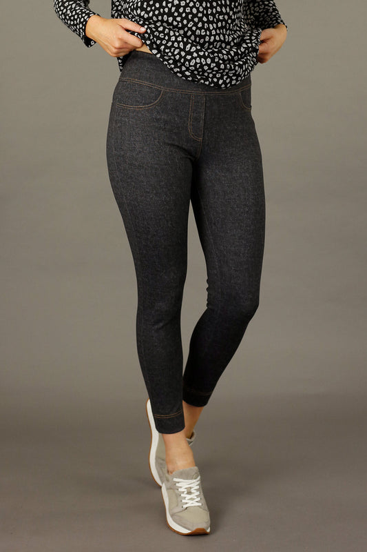 Black Denim Ponte Jeans