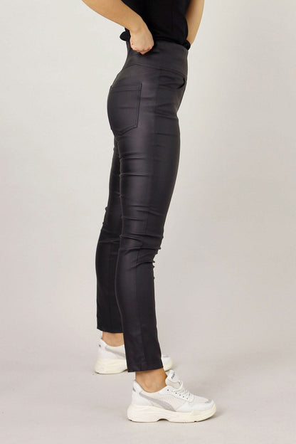 Black Waxed Easy Fit Jean - SALE
