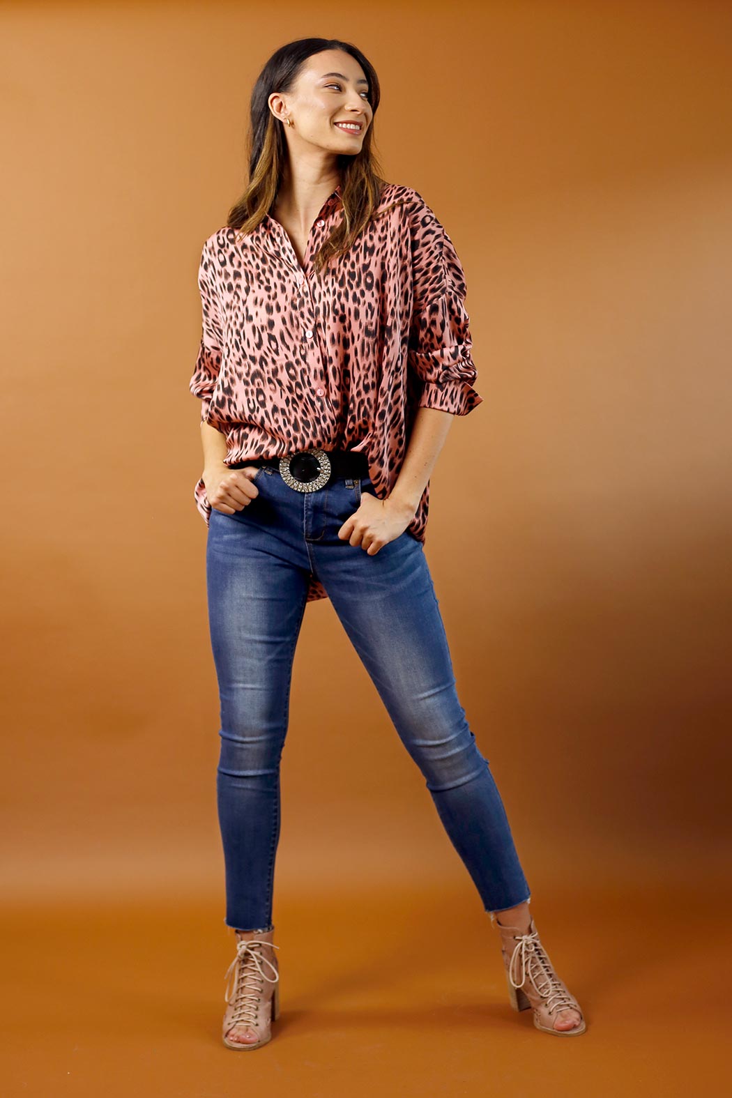 Chambray Lizzie Slim Jean - SALE