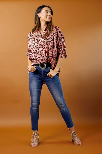 Chambray Lizzie Slim Jean - SALE