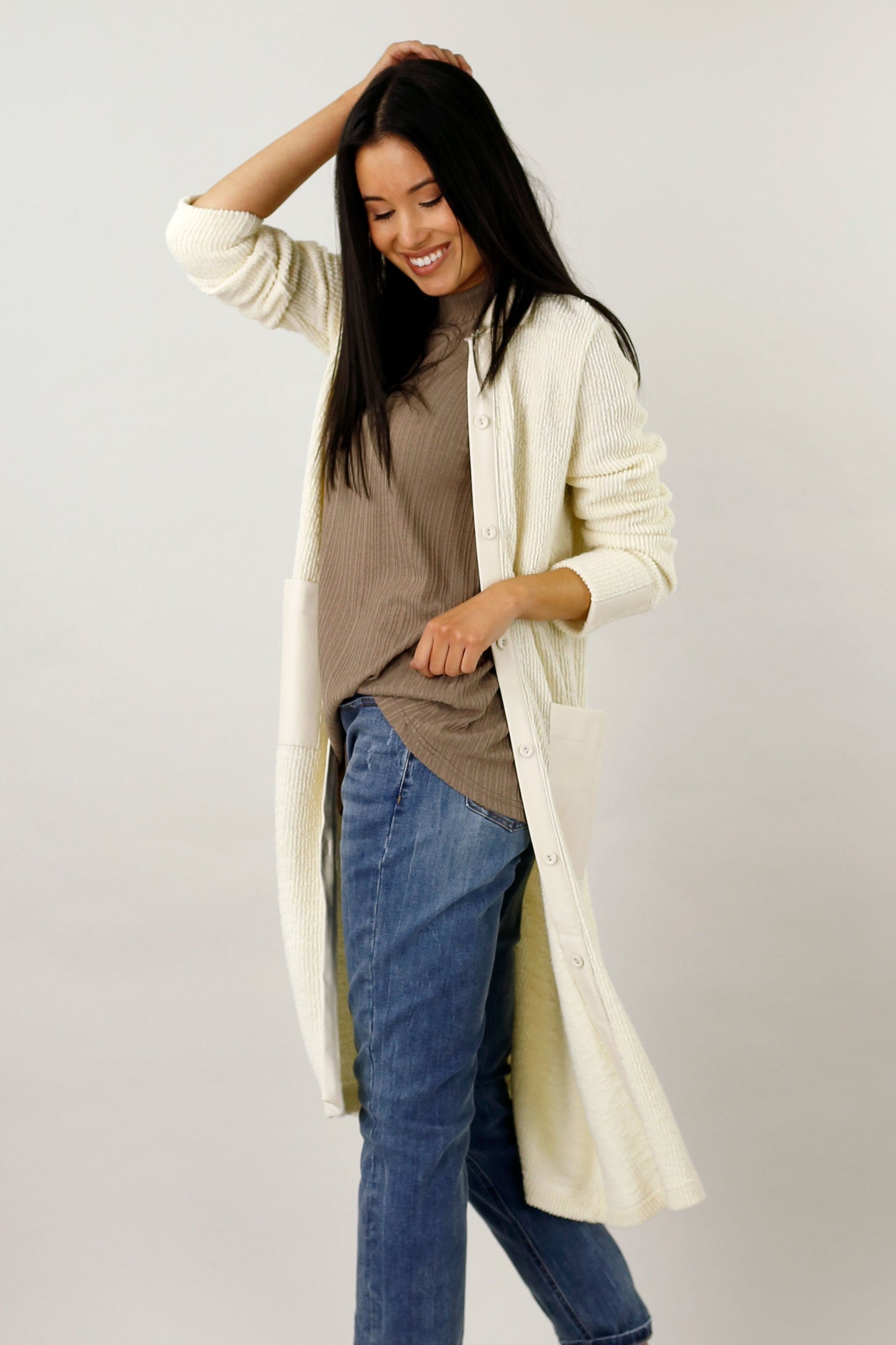 Butter Mod Rib Coatigan - SALE