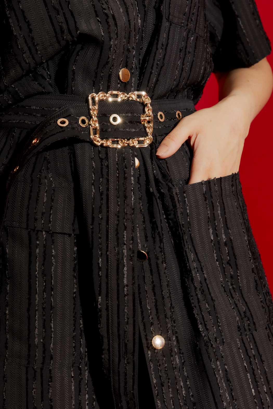Black Shirt Dress