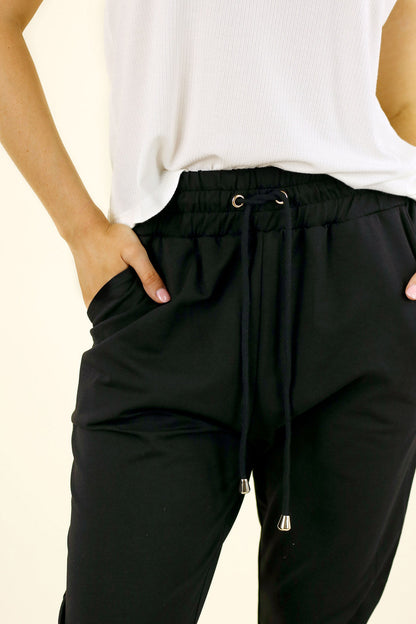 Black Nano Cotton Lounge Pant - SALE