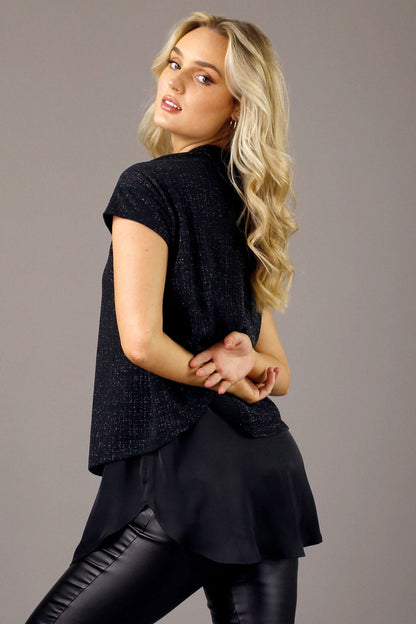 Black Twinkle Bell Tee - SALE