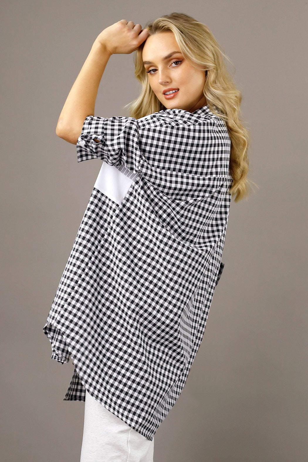 Blk/Wht Nano Panel Shirt - SALE