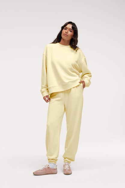 French Terry Classic Crewneck | Lemon