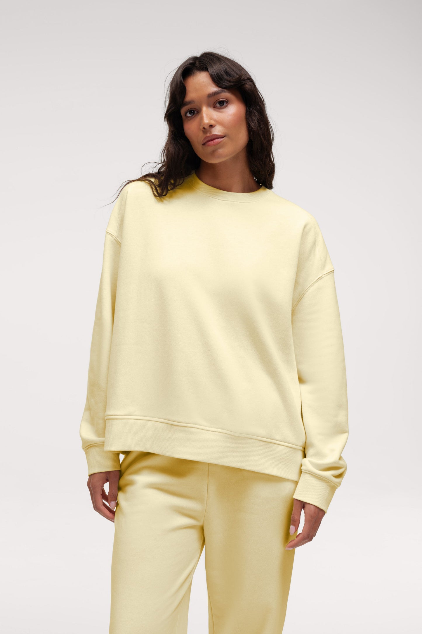 French Terry Classic Crewneck | Lemon