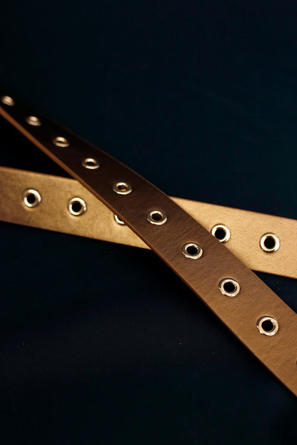 Bronze Eyelet Belt