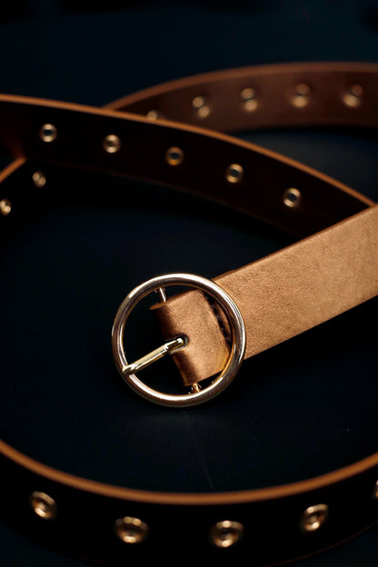 Bronze Eyelet Belt