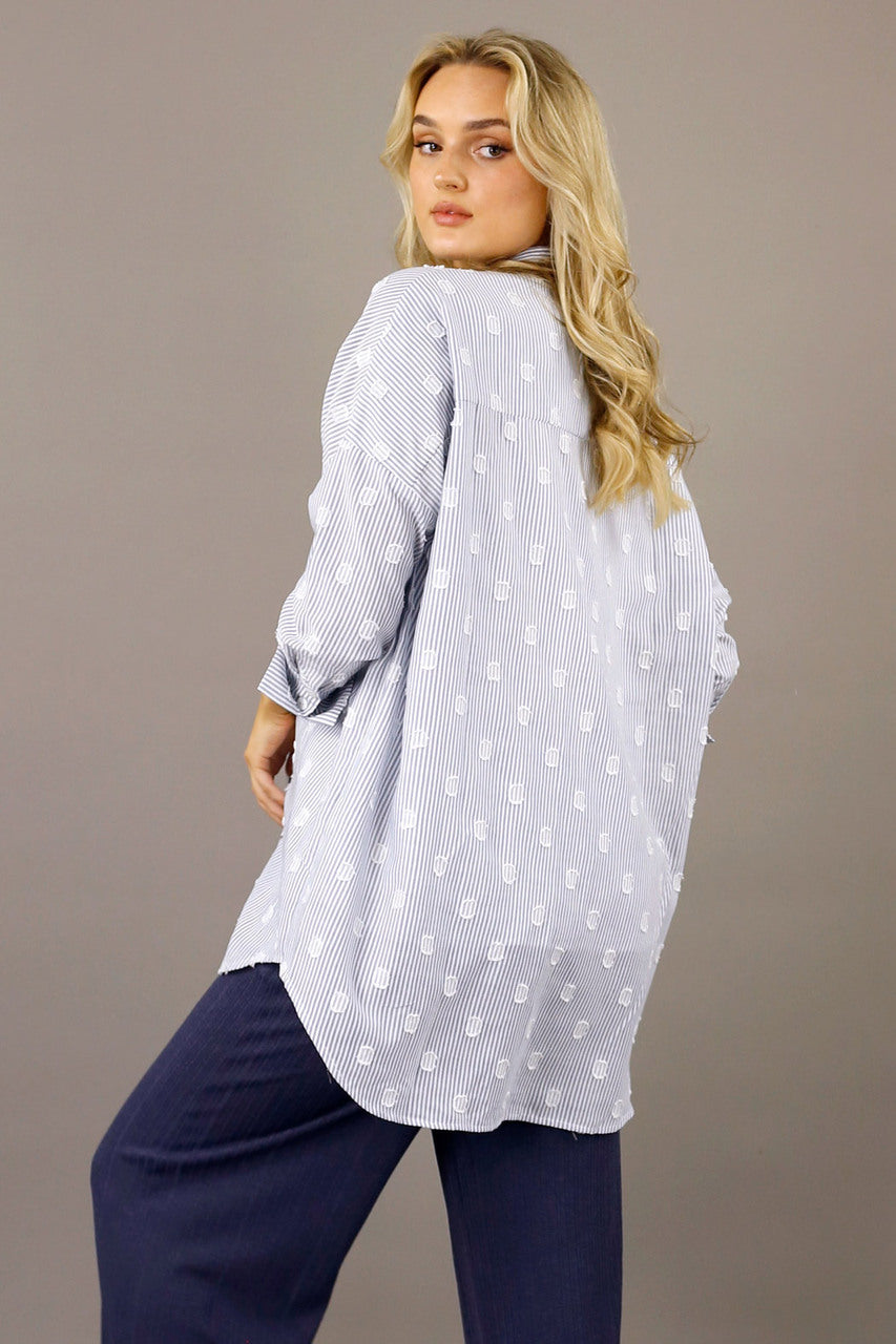 Blue Stripe Blake Shirt - SALE