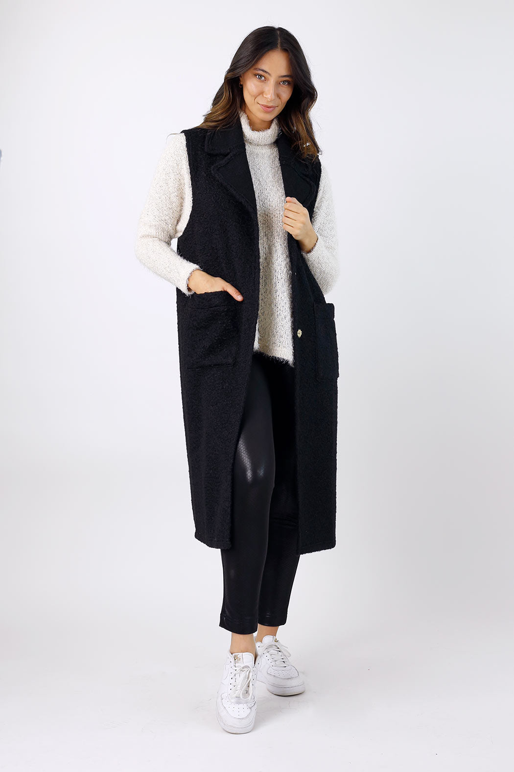 Black London Vest - FINAL SALE