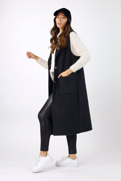 Black London Vest - FINAL SALE